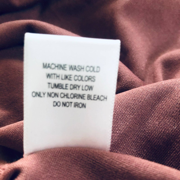 Charlotte Russe mini dress mauve purple-brown Size M deep v-cut - Picture 10 of 10